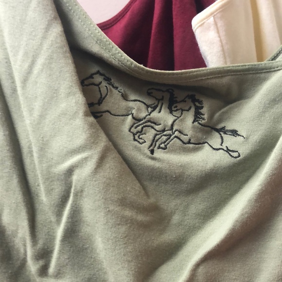 Set of 3 Vintage NWT Wrangler Blues Tank Tops with spaghetti straps - Picture 2 of 6